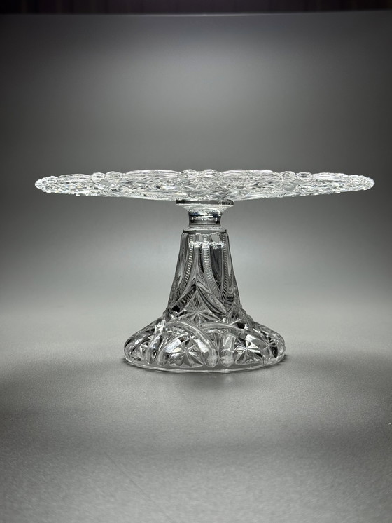 Image 1 of Val Saint Lambert - cake stand « Lucrèce » 1913