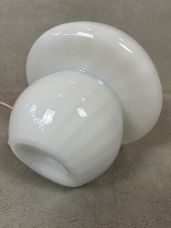 Image 1 of Vintage ‘swirl’ mushroom lamp