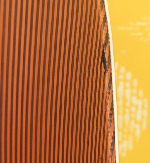  Sedia da cocktail anni '60 a righe rosse rockabilly classica sedia in legno sedia da cocktail in plastica