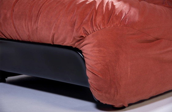 ‘MALU’ LOUNGE CHAIRS BY DIEGO MATTU FOR 1 P, ITALY 1970S, 1P, Armchairs, Textile, Red (photo 3 of 5)