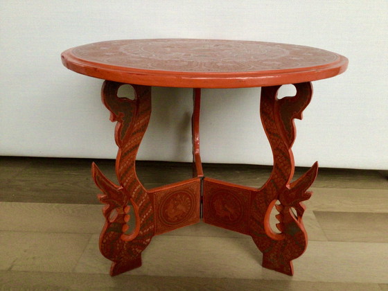 Image 1 of Tavolo laccato birmano