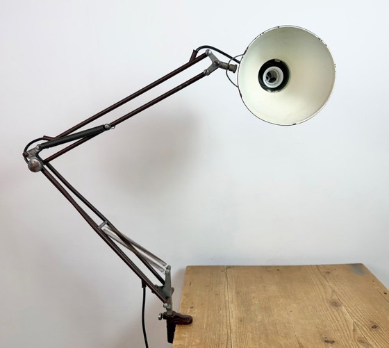 Image 1 of Vintage Brown Architect Table Lamp from Napako, 1950s