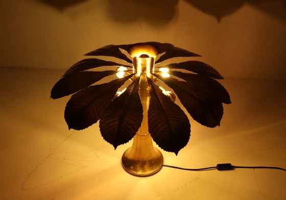 Image 1 of 2 lampes sculpturales/de table de Carlo Giorgi pour Bottega Gadda, modèle : Ippocastano, Italie, années 1970.