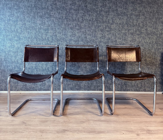 Image 1 of 3 Vintage Mart Stam S 33 Cantilever Chairs for Thonet