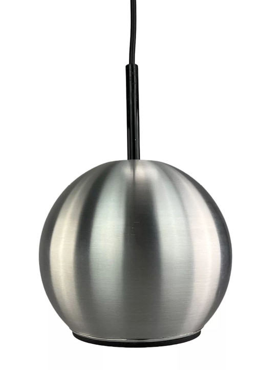60s 70s Erco ceiling lamp ceiling light ball lamp metal aluminum