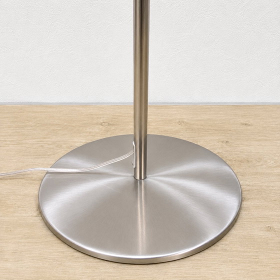 Lámpara de pie Van De Heg Design, cromada / Pantalla negra acanalada (diseño holandés) – Lámparas de pie (photo 6 of 15)
