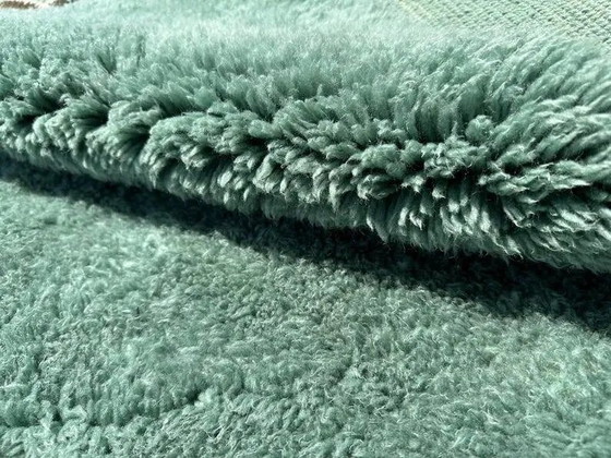 Grande tappeto marocchino Mrirt verde smeraldo 300x300 cm – di alta gamma – Tappeti, Lana, Cotone (photo 8 of 10)