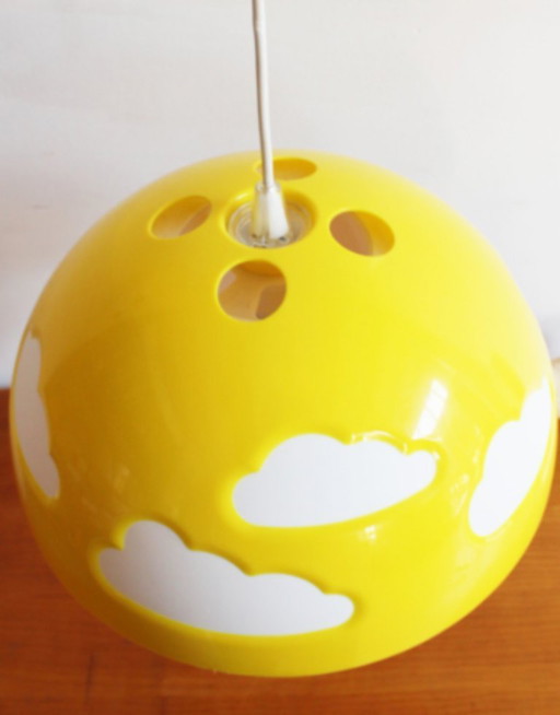Vintage IKEA "Skojig" cloud lamp – Yellow – Henrik Preutz (1990s)