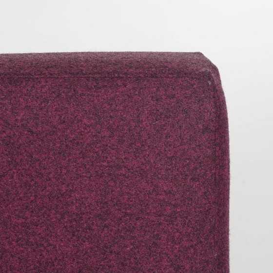 Treinbank Palau, 142 x 74 cm, Paars / Antraciet – Bankjes, Metal, Wool (photo 4 of 5)