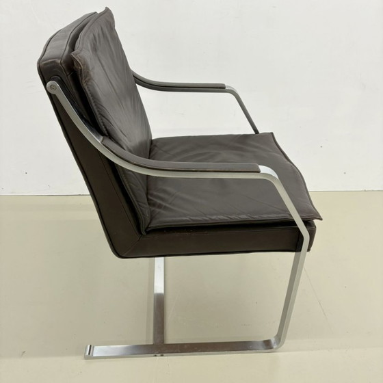 Image 1 of Knoll Art Collection leather chair by Rudolf B. Glatzel, 1970