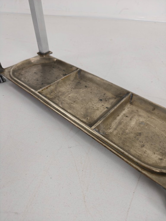 Image 1 of Portaparaguas/bastón Art Déco cromado (modelo pequeño)