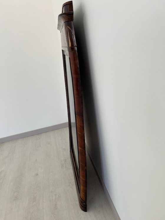 Image 1 of Cassettone - Noce - Comò con specchiera