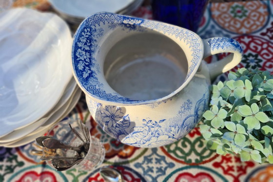 Image 1 of 1x HAMAGE NORD (St Amand) French ironstone water pitcher 