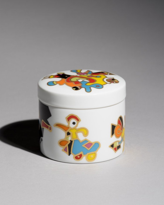 Image 1 of Caja de porcelana con tapa Studio-Line de Otmar Alt Rosenthal, década de 1970-1980, artista alemán