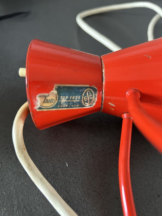 Vintage table lamp Josef Hůrka – josef hurka, Metal, Glass (photo 4 of 5)