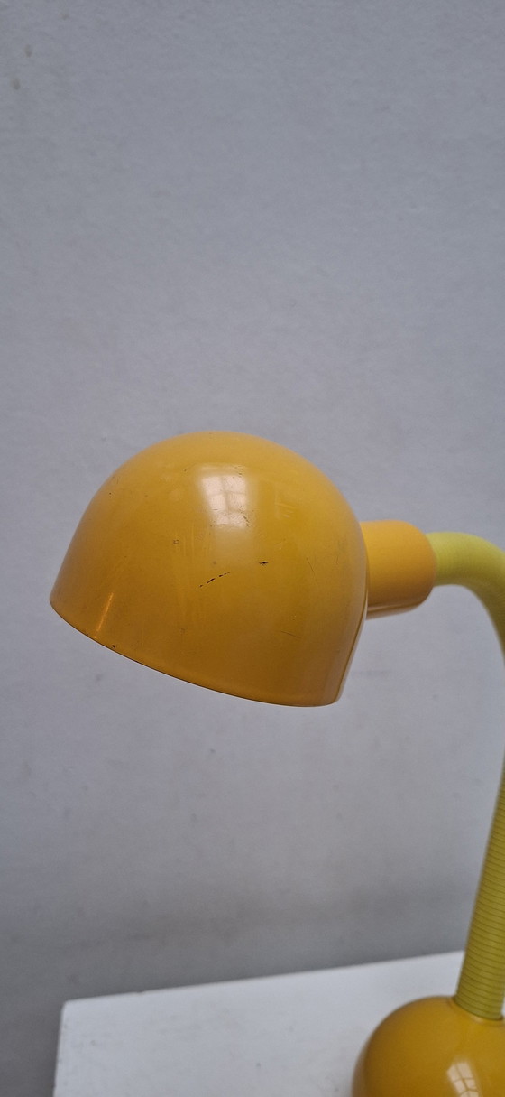 Image 1 of Vintage bureaulamp - Eyeball - Geel - Space age