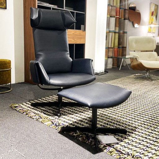 Poltrona con pouf de Sede DS343