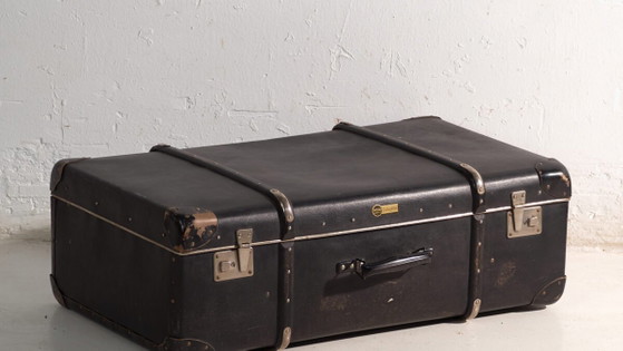 Antique WICO travel trunk in vulcanised fibre – Germany, circa 1930 – Travel bags, Metal, Art Deco (photo 3 of 40)