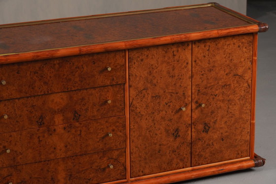 Image 1 of Vintage Italian Sideboard In Burl Elm by Alberto Smania for Studio Smania Interni , Italy, 1960’s