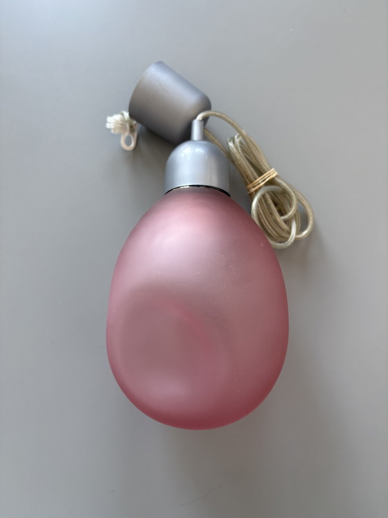 Image 1 of Vintage glass IKEA pendant lamp