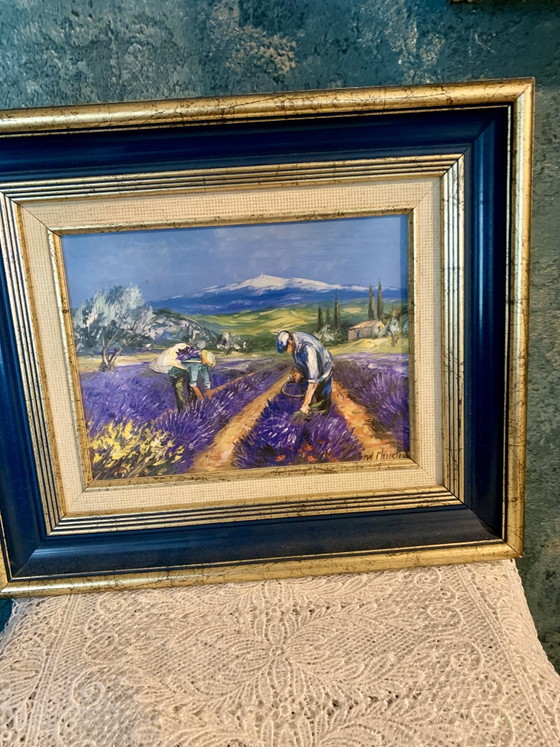 Provence - Lavender Harvest by Michel Christophe – Paintings & Drawings, Wood, Canvas (photo 5 of 14)