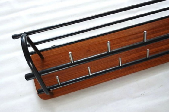 Dutch Design Vintage Wandkapstok Jaren 60 – Kapstokken, Rubber, Metal (photo 5 of 6)