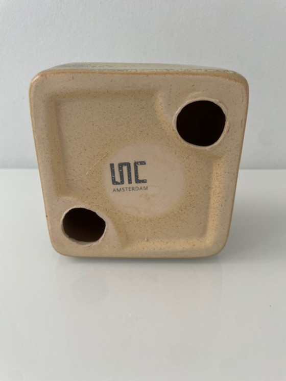 Image 1 of Urban Nature Culture Amsterdam design candlestick – taupe/sand