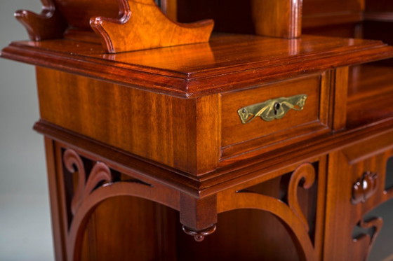 Image 1 of  Mobiletto Art Nouveau con specchio, 1890