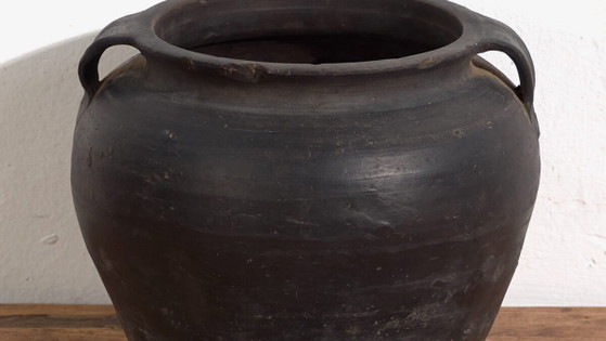 Small antique ceramic vase (c.1900) #7 (photo 3 of 30)