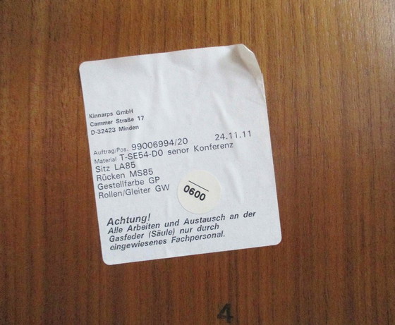 Image 1 of 2 sedie da conferenza di design Martin Stoll per Kinnarps