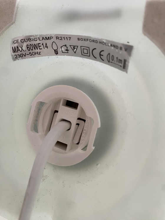 Image 1 of Jan des Bouvrie Ice Cube Lamp - Table Lamp Boxford