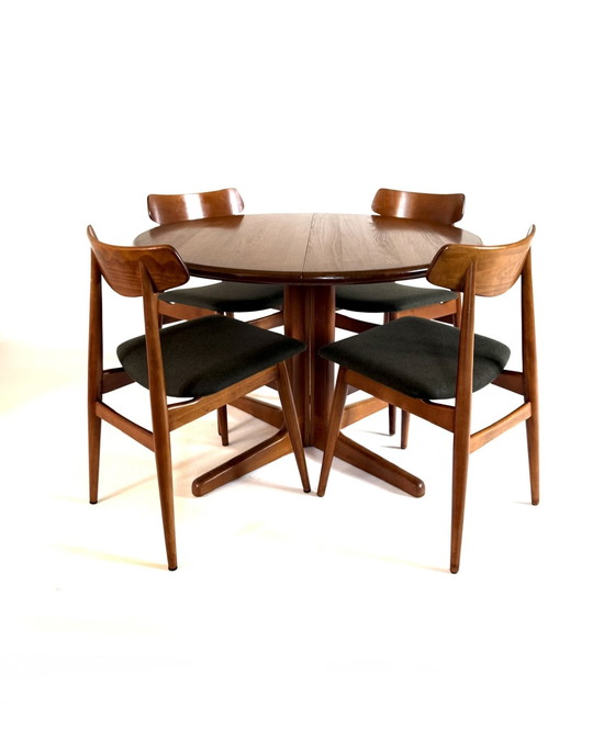 Image 1 of Vintage extendable dining table, Gudme Møbelfabrik '60