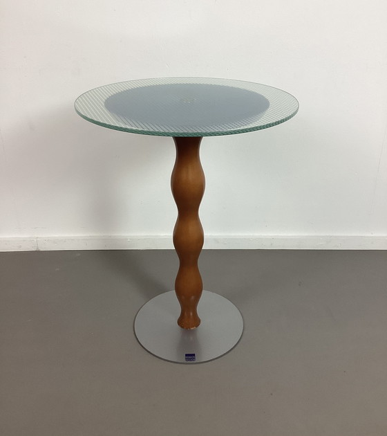 Image 1 of Memphis style Romico Design side table eighties