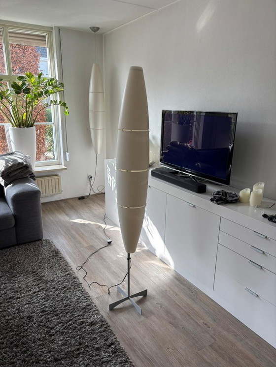 Image 1 of Havana vloerlamp aluminium/wit van Foscarini