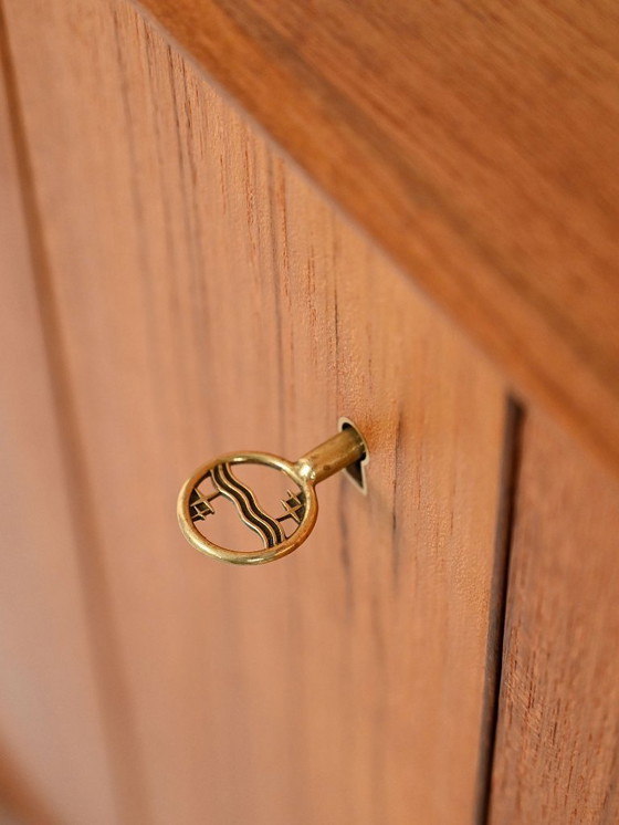 Image 1 of Scandinavian 1950s teak bar cabinet