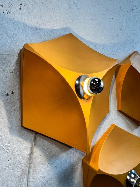 Image 1 of Lampade da parete vintage Hoffmeister Space Age, Germania 1970