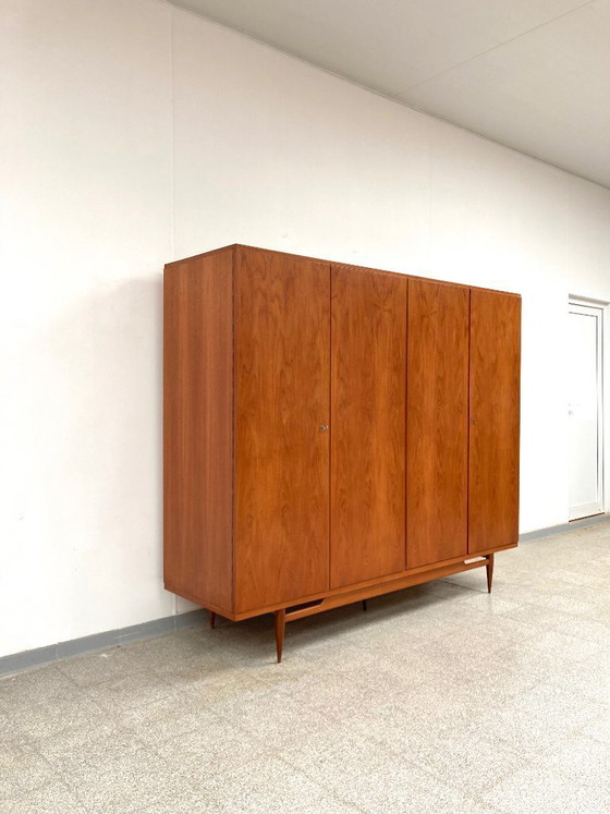 Image 1 of Vintage mid-century teak wardrobe 1960s