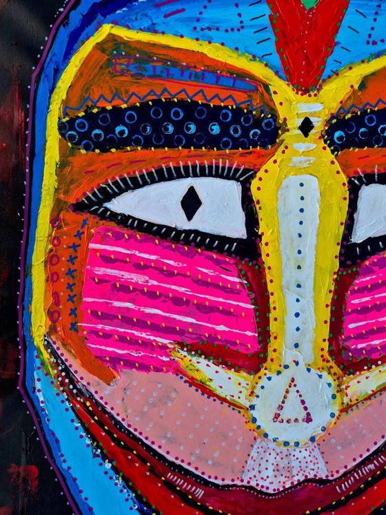 Image 1 of Jovan Srijemac (1962) - Maschera dello Spirito buono