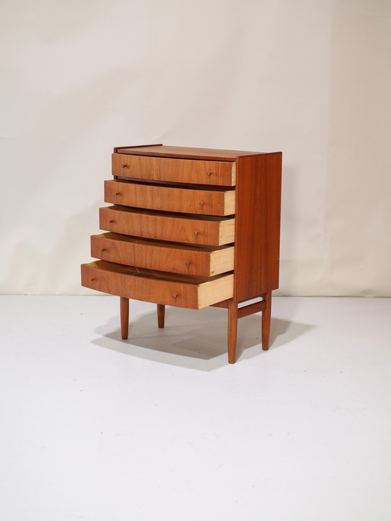 Image 1 of Small chest of drawers Kai Kristiansen hall cabinet Danish