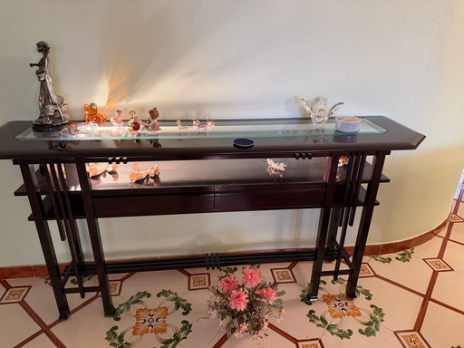 Giorgetti console table from the 70s