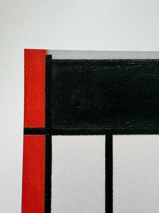 Image 1 of Piet Mondrian (1872–1944), Composizione con rosso, nero, giallo, blu e grigio, 1921, Stampato nel Regno Unito