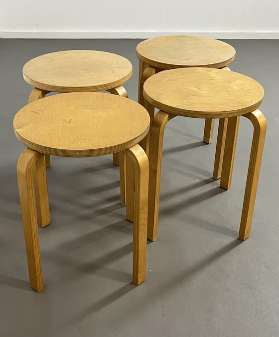 Image 1 of Set van 4 IKEA Frosta Plywood Krukken