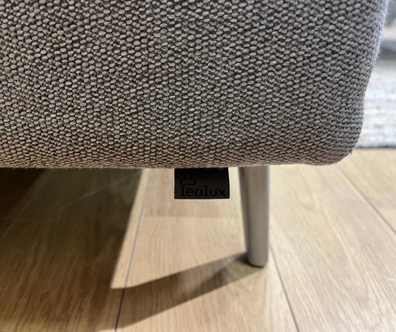 Image 1 of ZGAN Leolux Bellice Hoekbank + Hocker