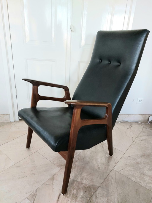 
Vintage fauteuil Danish lounge chair jaren vijftig zestig 50 60