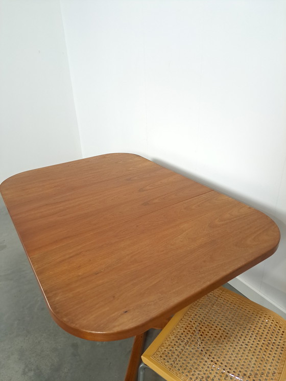 Image 1 of Teak Hout Uitschuifbare Eettafel Vintage Tafel