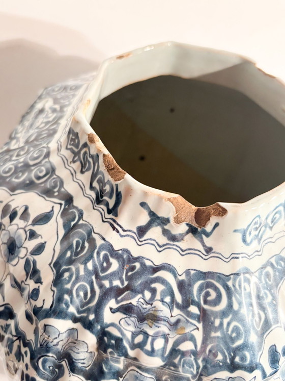 Vase en céramique de Delft peint à la main, XIXe siècle – Ceramic (photo 12 of 17)