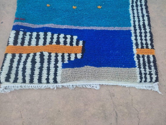 Image 1 of Traditioneller handgeknüpfter Teppich aus reiner Wolle, 2/3 m