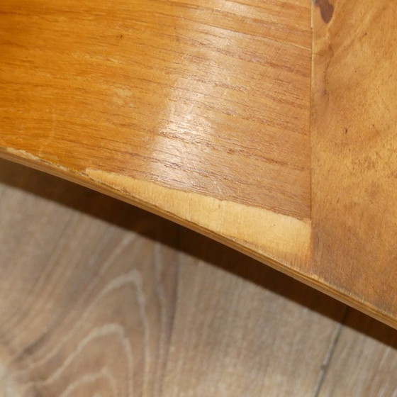 Image 1 of THONET Stuhl Wannenstuhl 661 Günther Eberle SELTEN! Design Klassiker 50er Jahre vintage Sitz gebogenes Sperrholz Gestell Holz