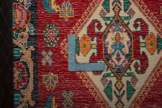 Image 1 of Hand-knotted Shiraz nomad rug - 65 x 65 cm