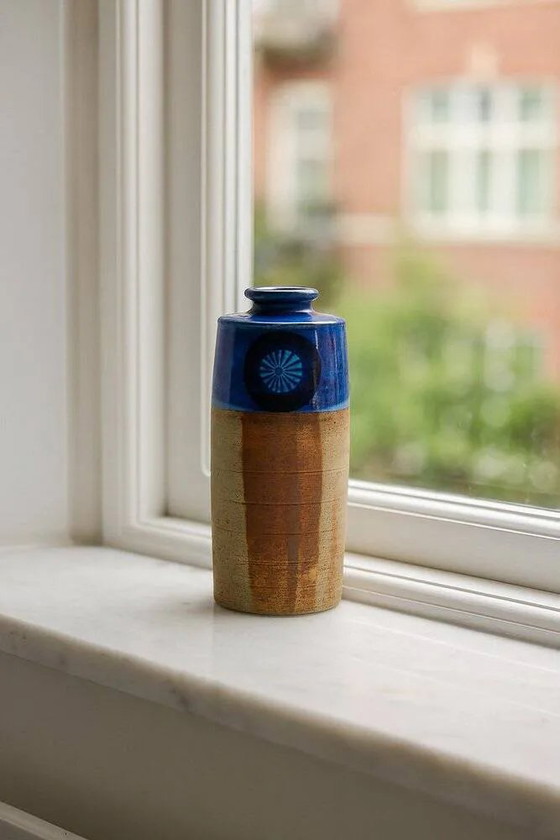 Image 1 of Mid-century modern studio art ceramic vase by Inger Persson for Rörstrand, 1970s